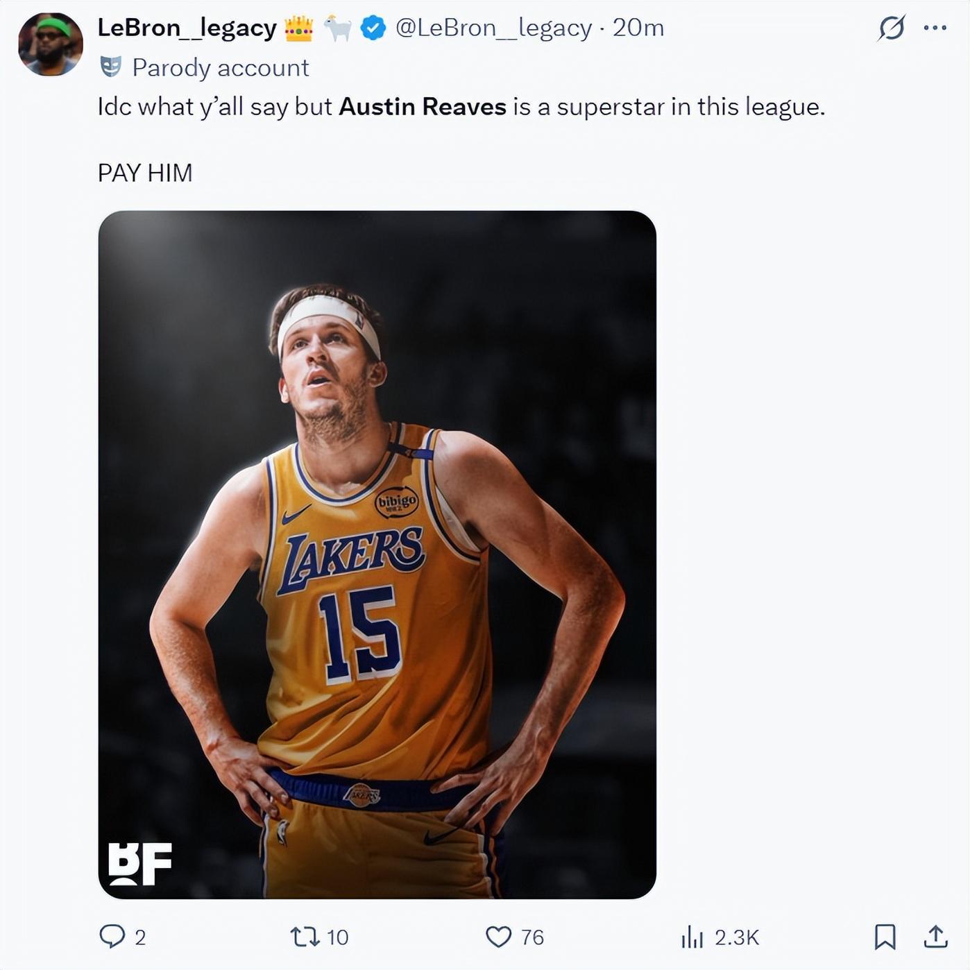 24足球-1分钟8分引逆转！里夫斯25分钟35+6各种高难三分 湖媒：超级巨星