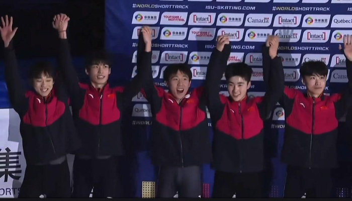 男子接力摘银 中国短道队1银1铜结束世锦赛征程|中国队|中国奥运代表团|米兰冬奥会|张柏浩|朱祎玎_新浪体育_新浪新闻